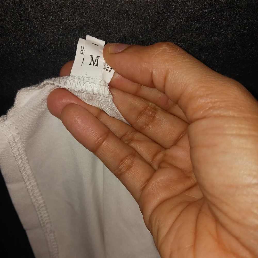 Women sexy white tie puffer elastic long sleeve top - Picture 14 of 16